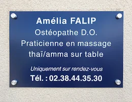 FALIP Amélia : Ostéopathe D.O. à Beaugency et praticienne en massage amma / thaï sur table